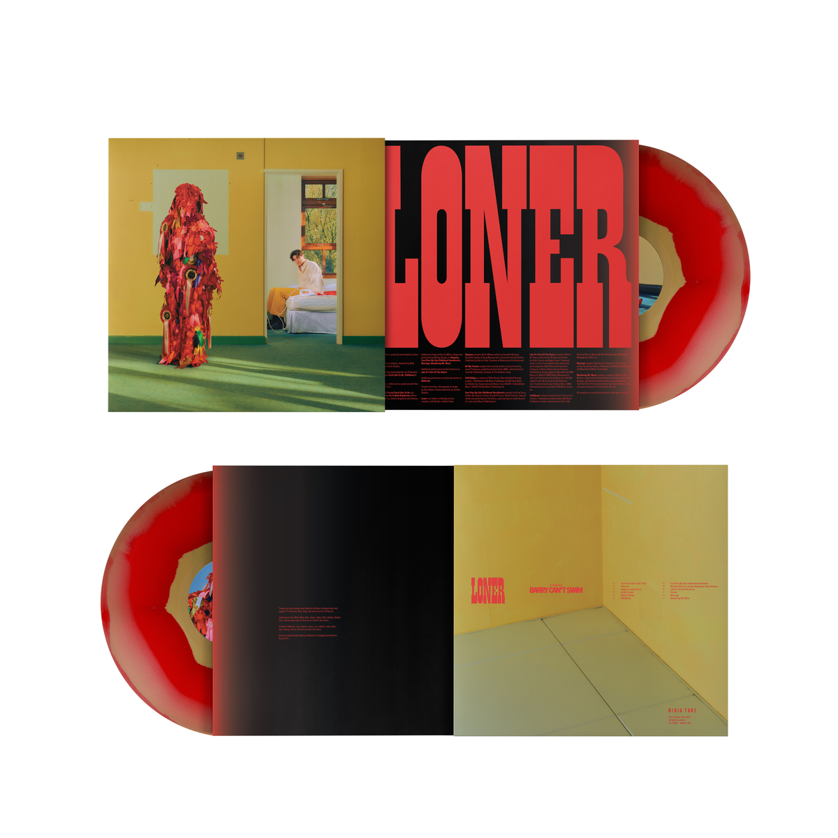 Loner: Gold & Red ‘Ink Spot’ Vinyl LP [ vinyl ]