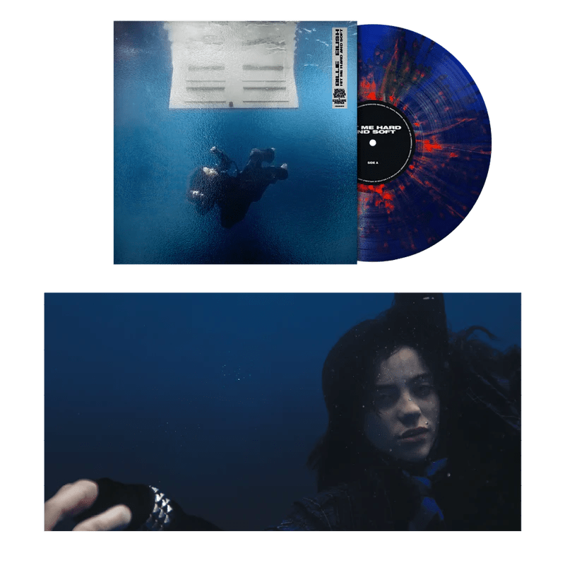 Billie Eilish - Hit Me Hard And Soft - Anniversary Dark Blue & Orange Splatter 【Vinyl LP 】