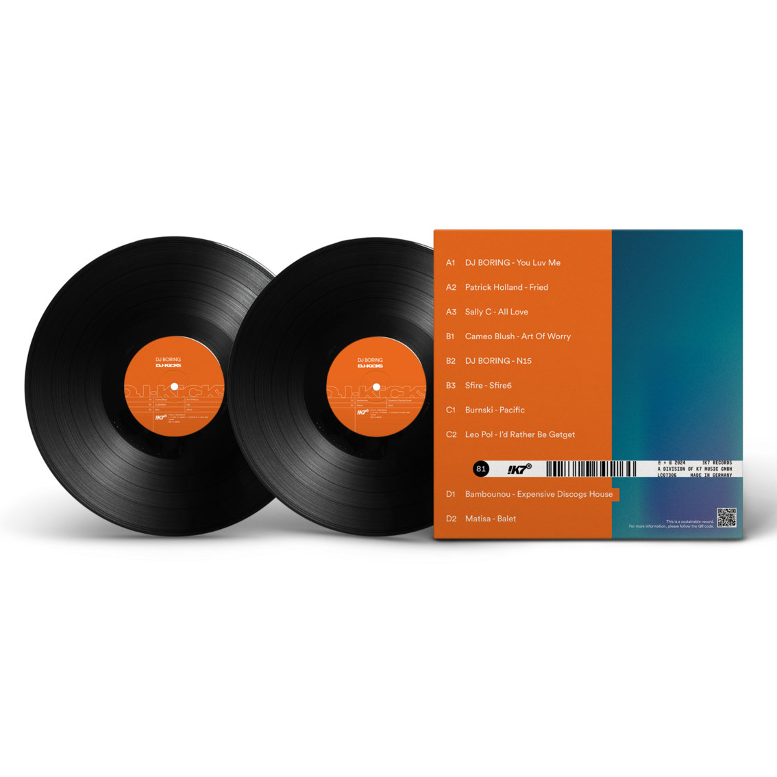 DJ-Kicks - DJ Boring: Vinyl 2LP [ vinyl ]