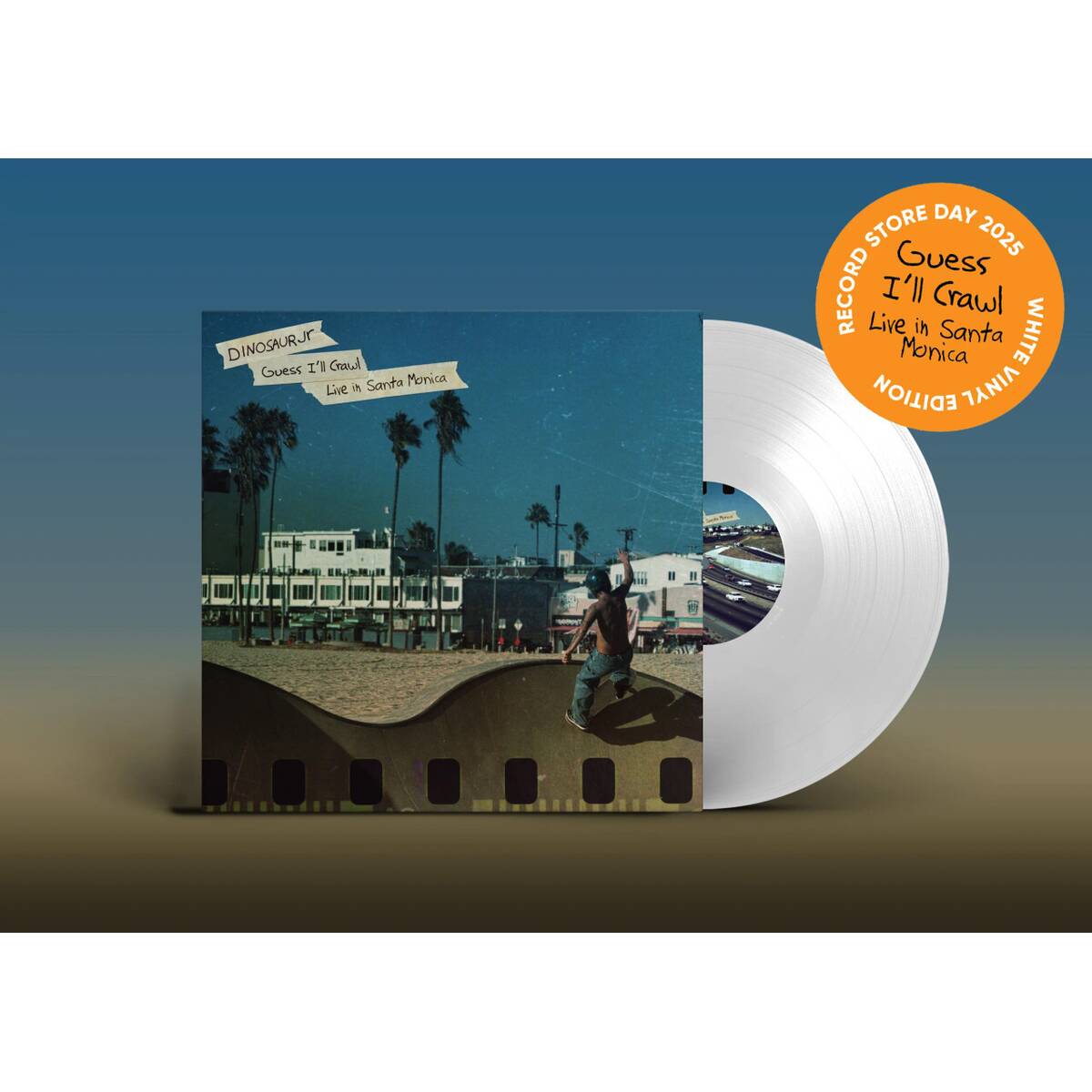 Dinosaur Jr. – Guess I'll Crawl: Live In Santa Monica - RSD 2025 White Vinyl LP Record