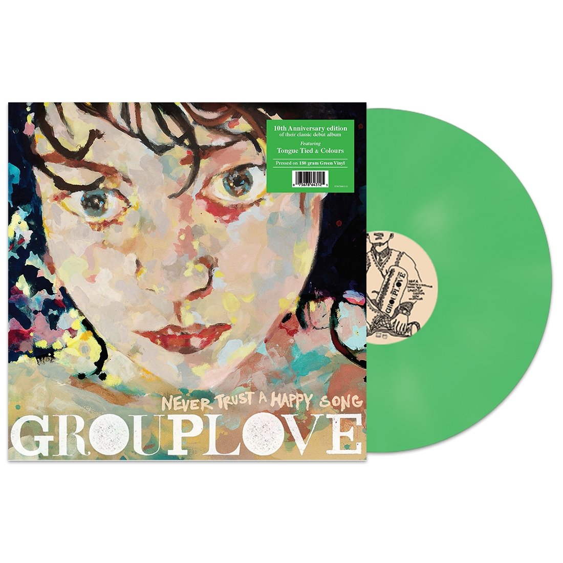 Grouplove - Never Trust A Happy Song - Green 【Vinyl LP 】