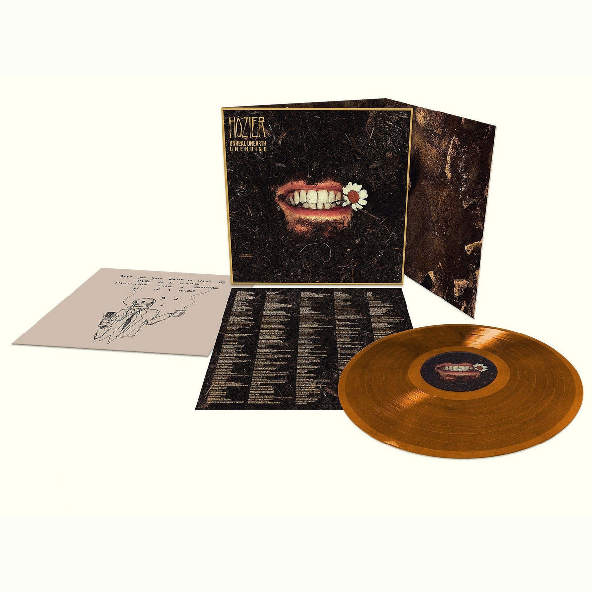 Hozier - Unreal Unearth Unending - Deluxe Companion Raw Ochre 【Vinyl LP 】