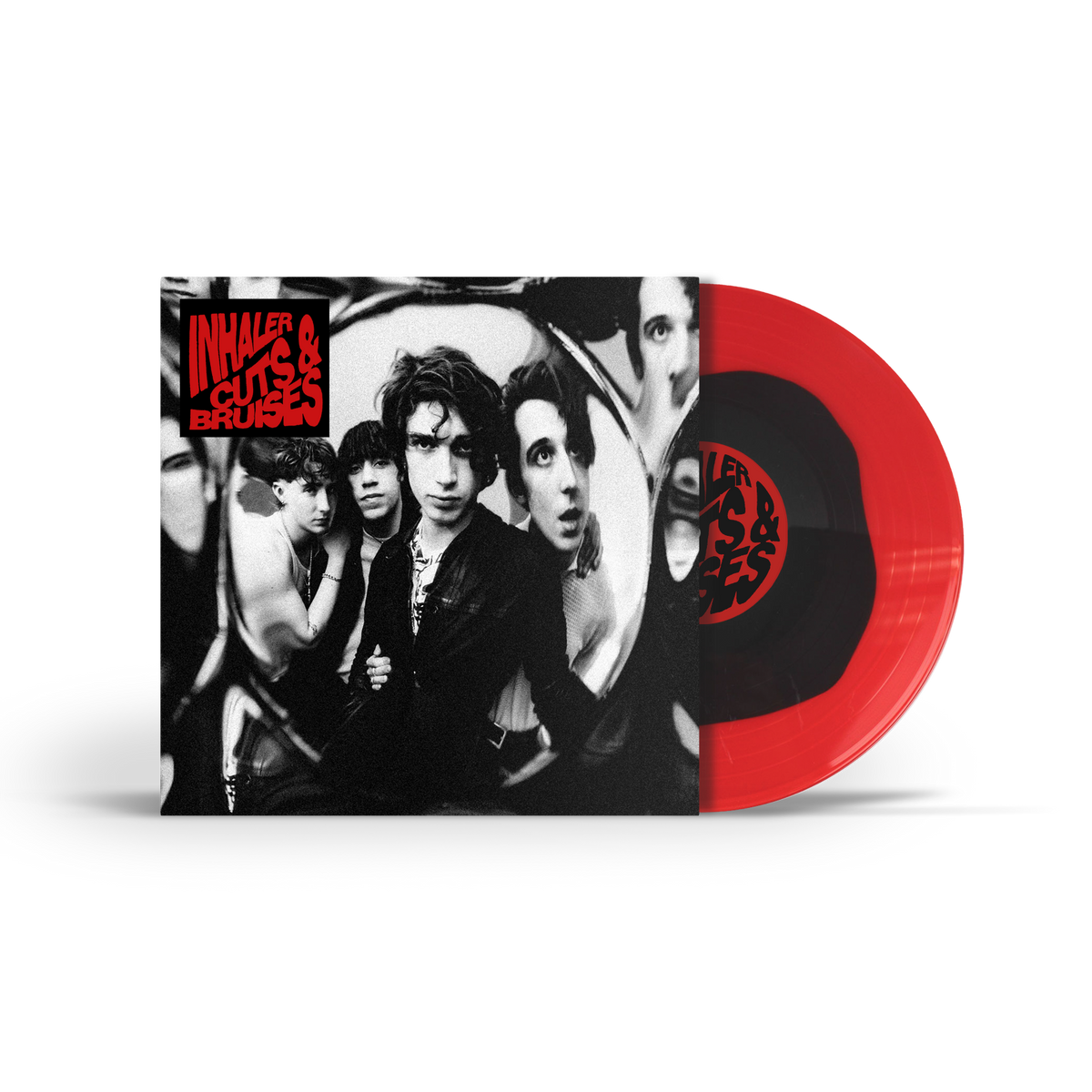 Cuts & Bruises Black/Red Circle Vinyl [ vinyl ]