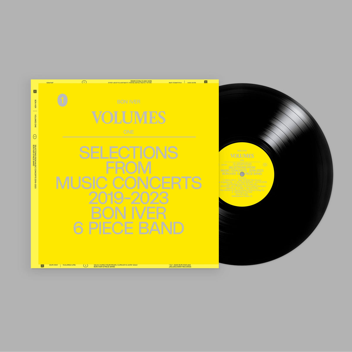 Volumes: One Selections From Music Concerts 2019-2023 Bon Iver 6 Piece Band Vinyl LP [ vinyl ]