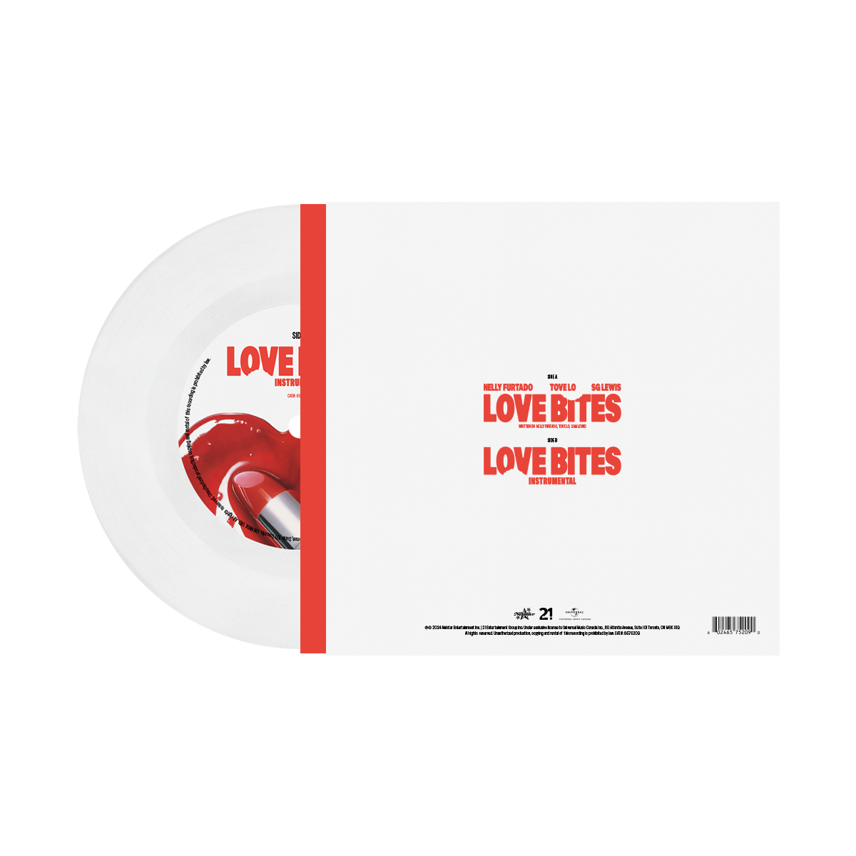 Nelly Furtado: Love Bites 7” White Vinyl [ vinyl ]