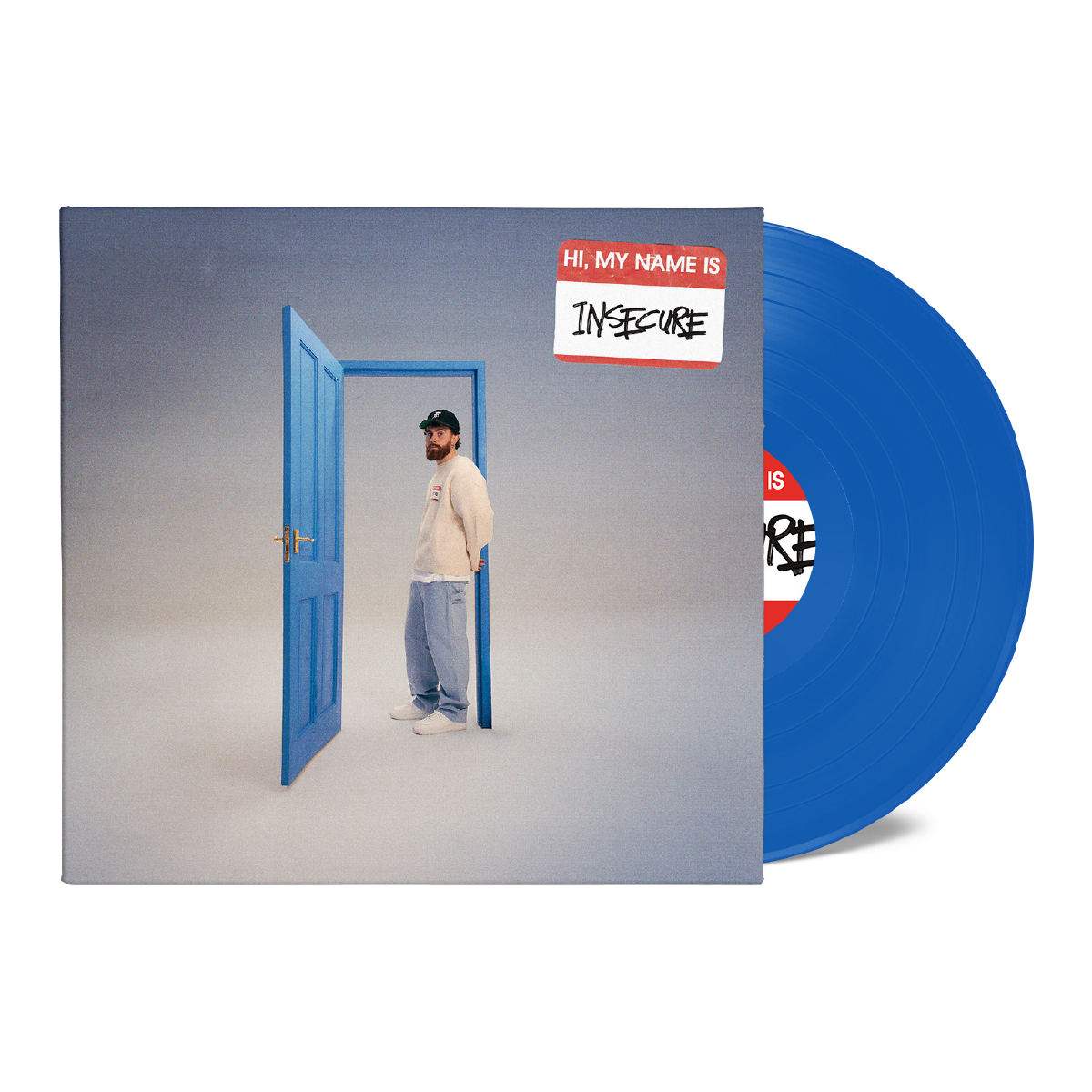 hi, my name is insecure - light blue vinyl [ vinyl ]