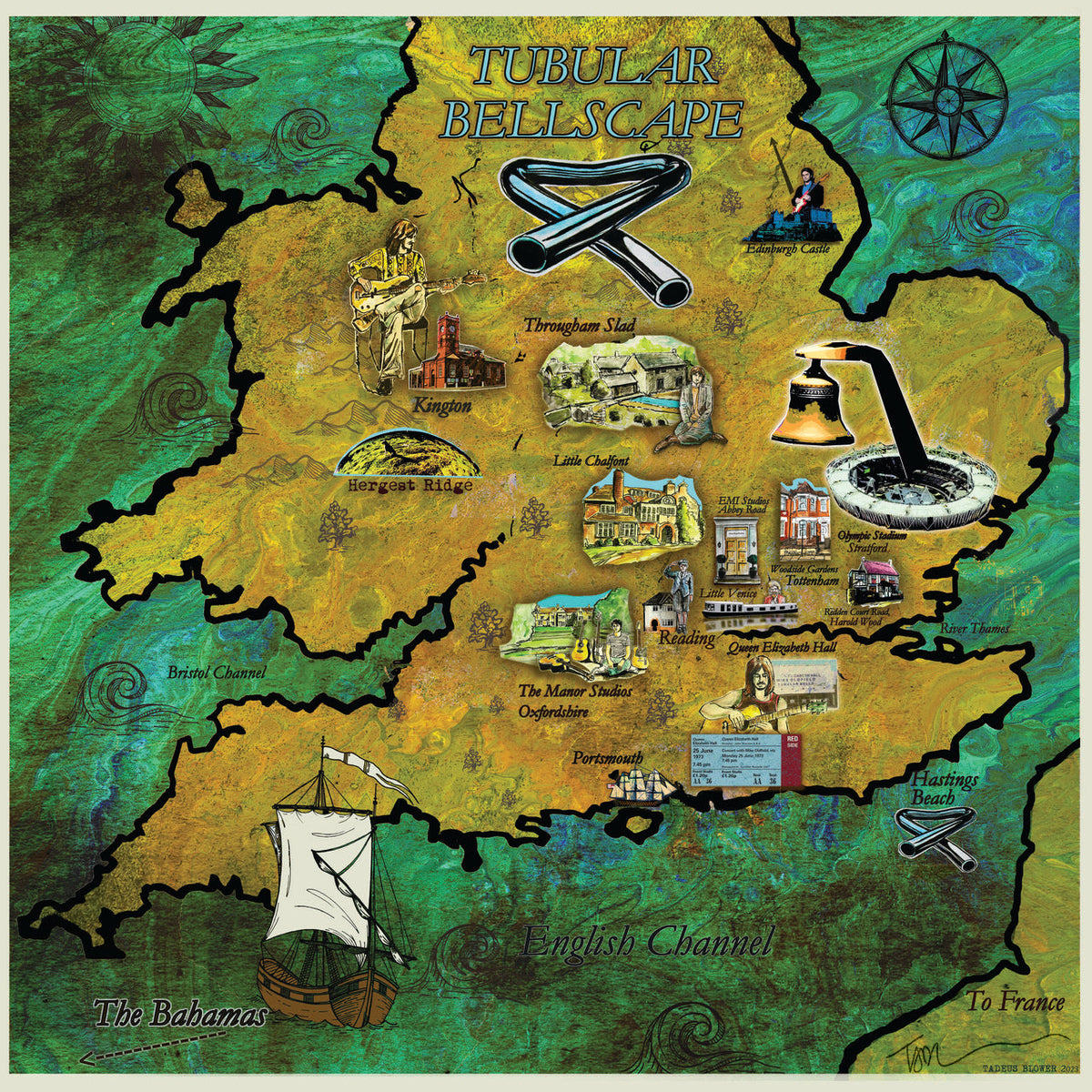 Official Tubular Bellscape Print [ vinyl ]