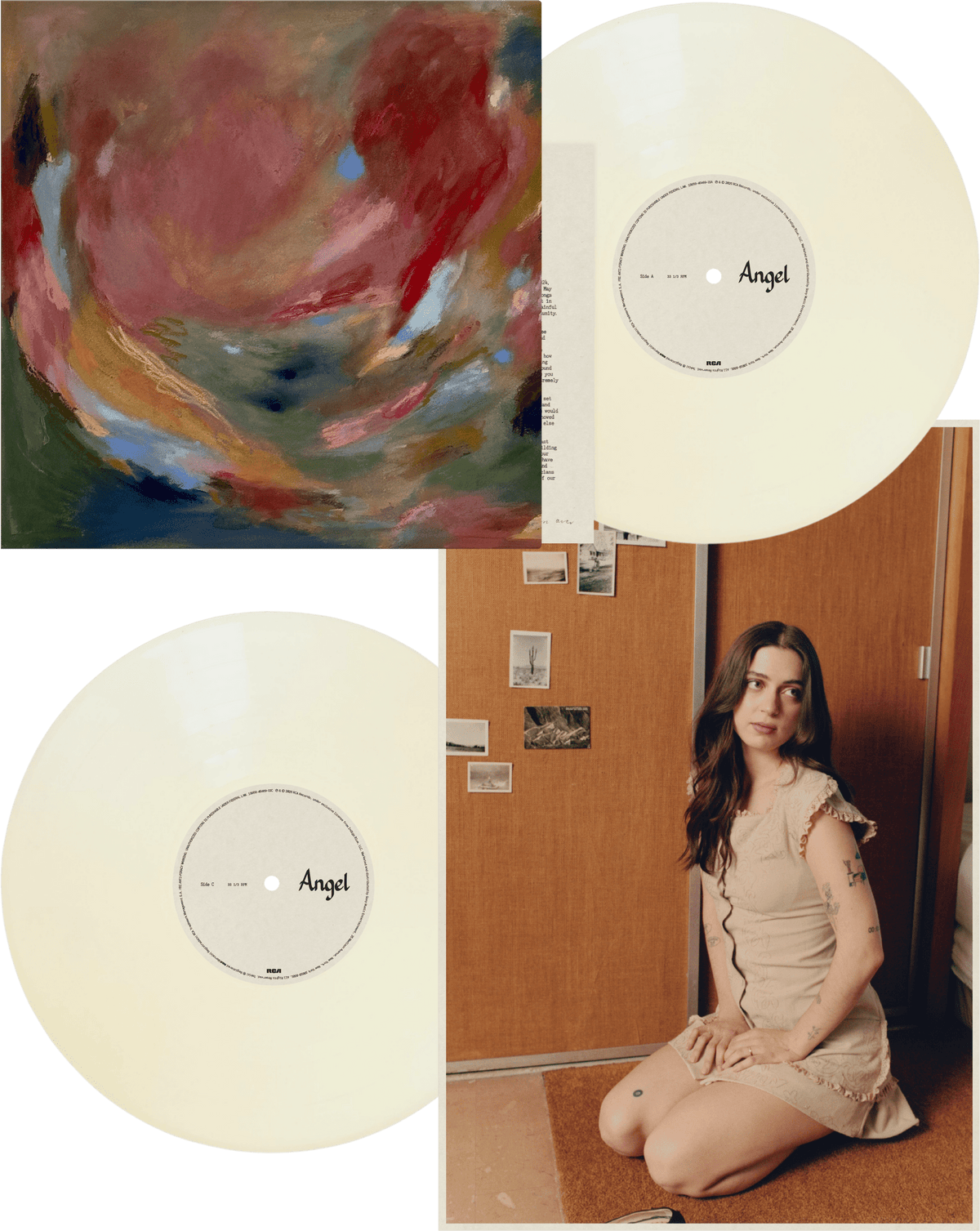 Lizzy McAlpine - Angel - Maiden Fair Cream White Vinyl LP Record