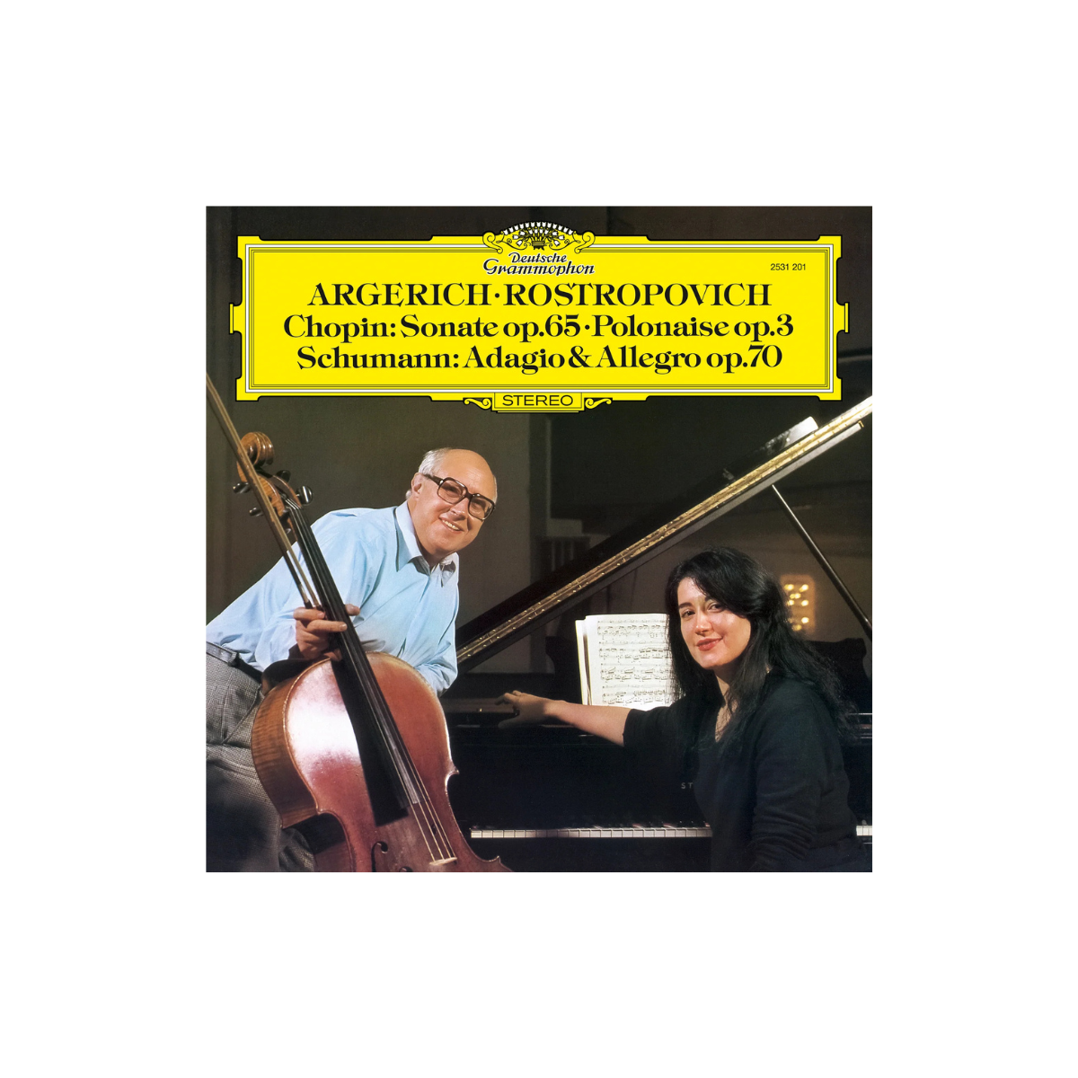 Chopin: Cello Sonata in G Minor, Op. 65; Introduction & Polonaise brillante, Op. 3 / Schumann:  Adagio & Allegro in A-Flat Major, Op. 70 - Original Source Vinyl [ vinyl ]