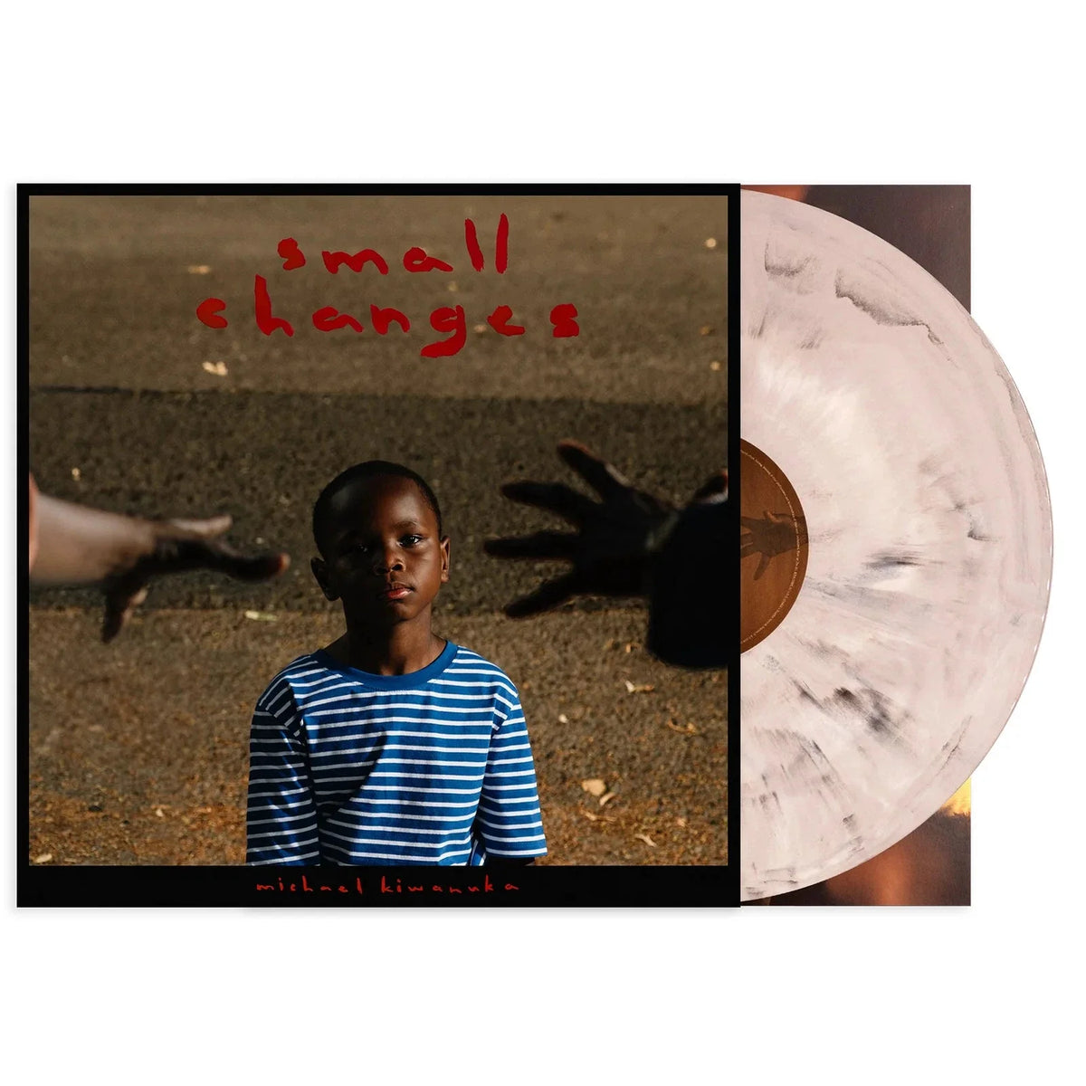 Michael Kiwanuka - Small Changes - White and Black Vinyl LP Record