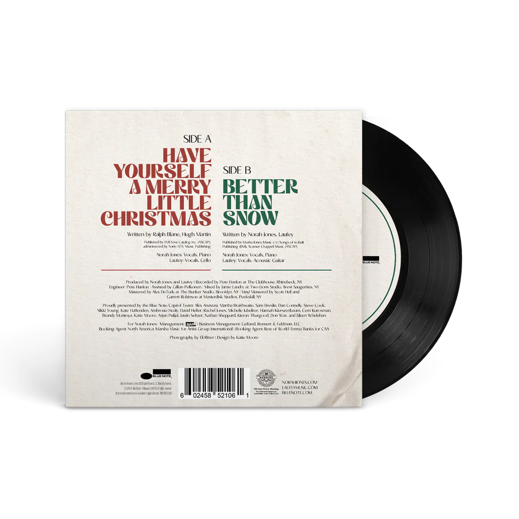 Norah Jones and Laufey - Christmas With You 7" - Black [ vinyl ]
