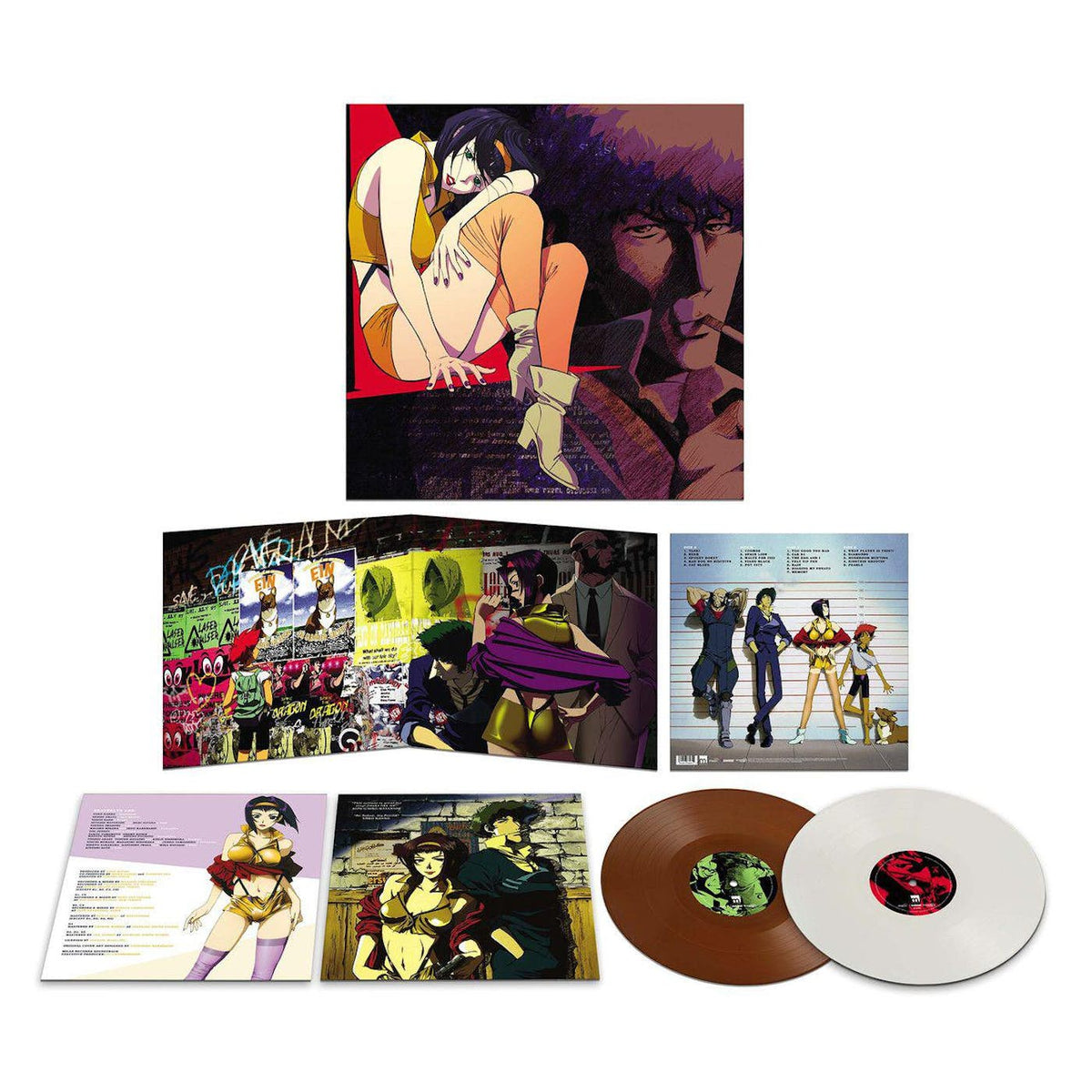 Seatbelts - Cowboy Bebop - Original Series Soundtrack - Brown & White 【Vinyl LP 】