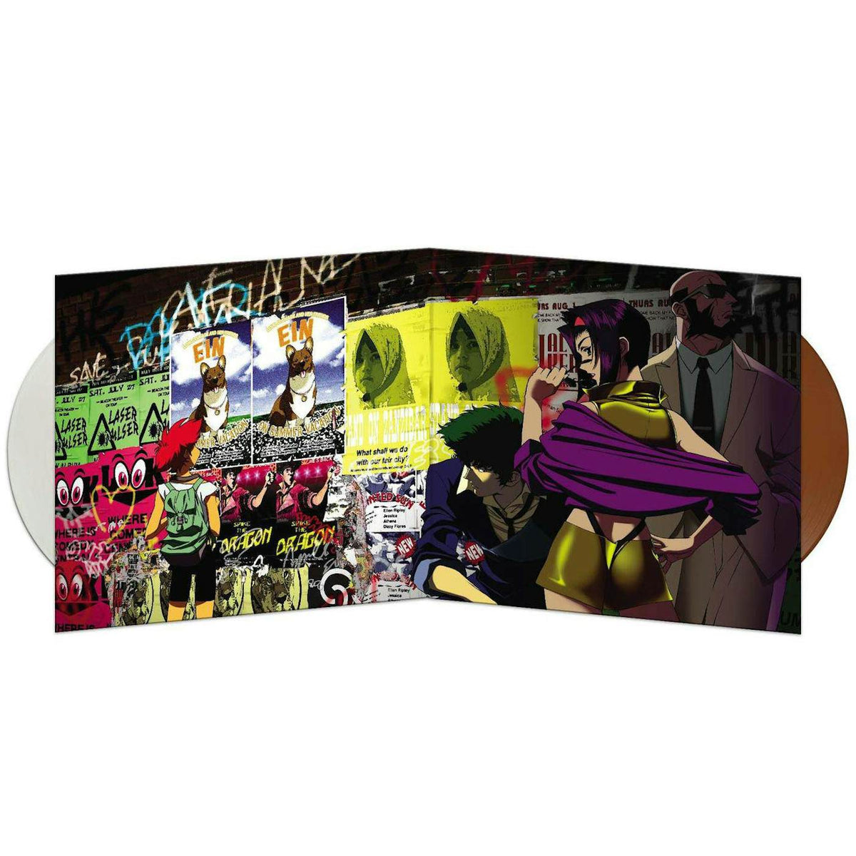 Seatbelts - Cowboy Bebop - Original Series Soundtrack - Brown & White 【Vinyl LP 】