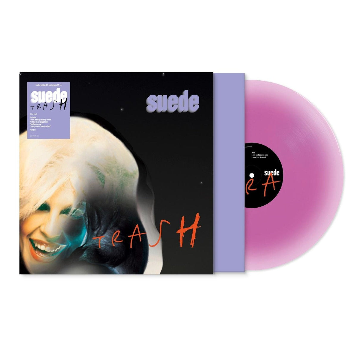 Suede - Trash - 12" Lilac Vinyl EP Record