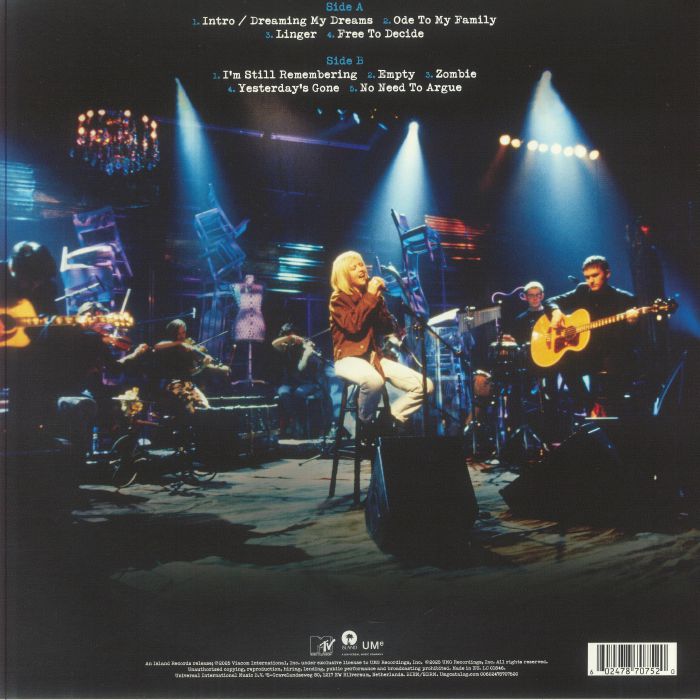 The Cranberries - MTV Unplugged - Vinyl LP Record