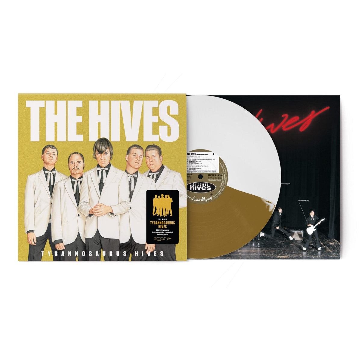 The Hives - Tyrannosaurus Hives - White & Gold RSD 2025 【Vinyl LP 】