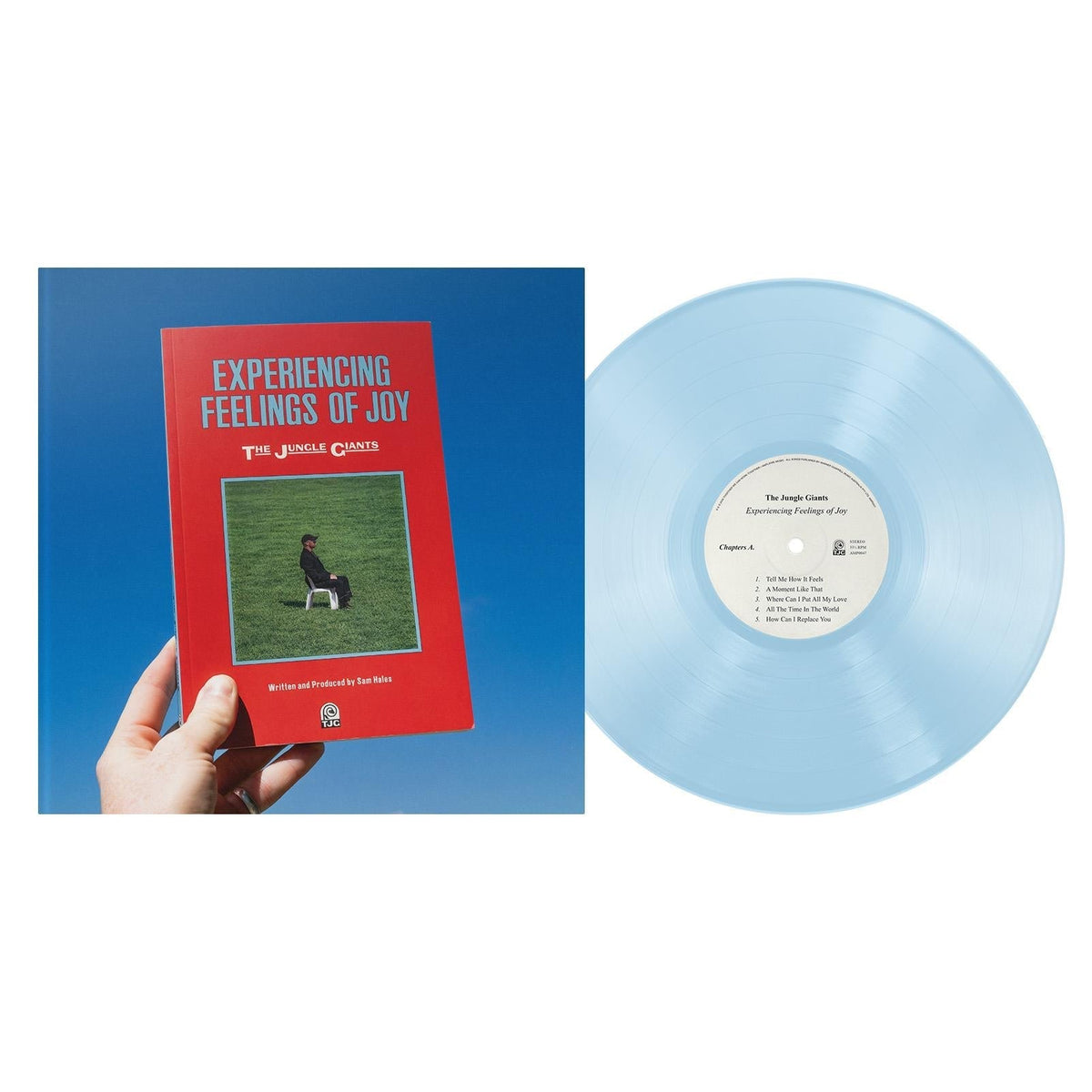 The Jungle Giants - Experiencing Feelings of Joy - Blue Vinyl LP Record