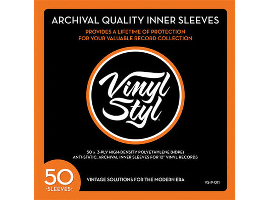 Vinyl Styl - Archival Quality Inner Record Sleeves (50 ct.)