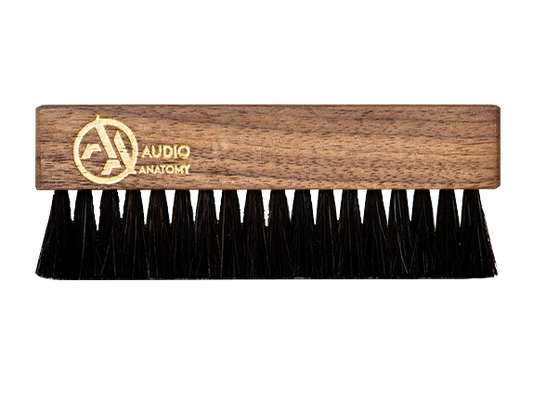 Audio Anatomy - Walnut Wood Brush w/ Antistatic Goat and Nylon Fibers